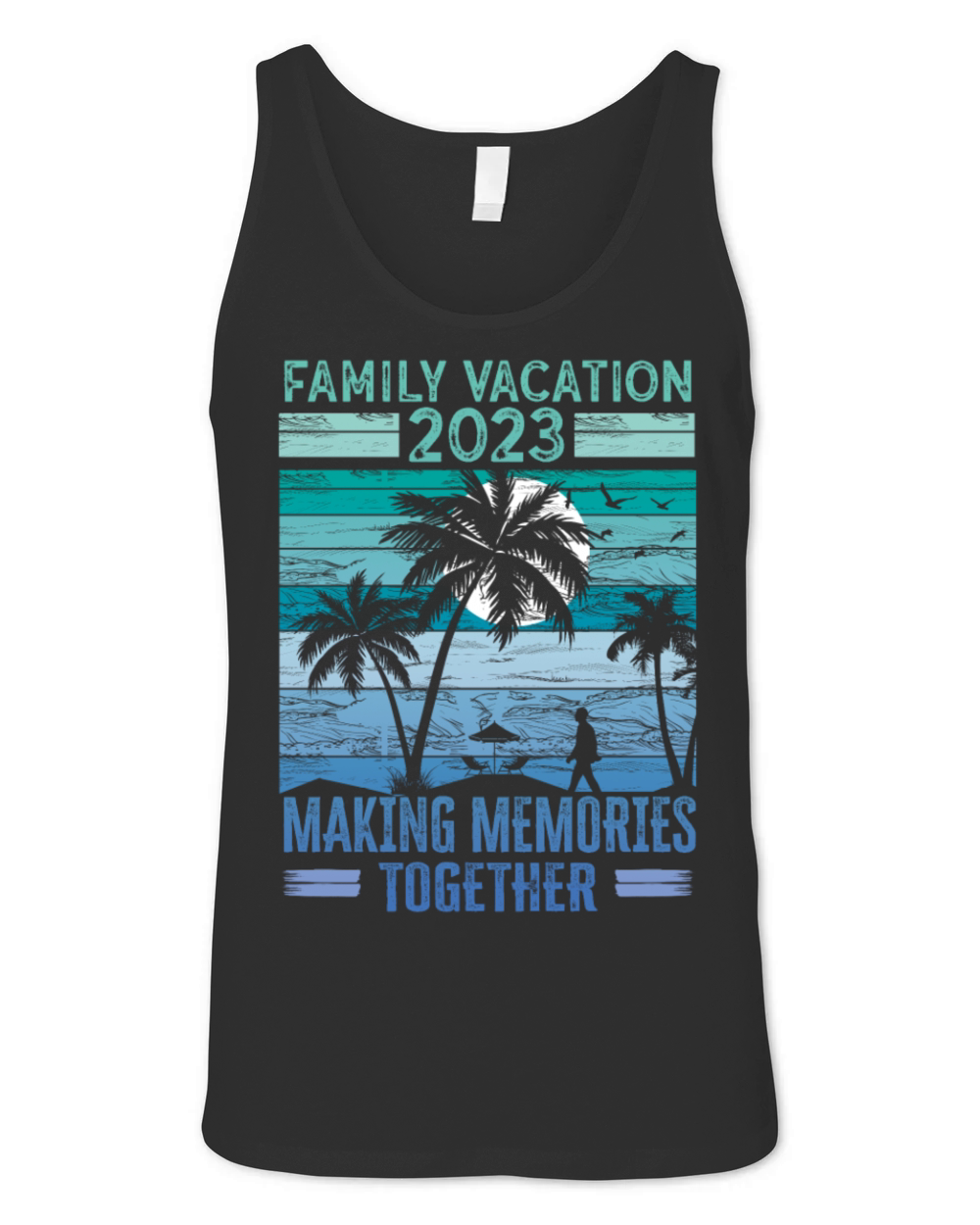 Summer Family Vacation Making Memories Unisex Jersey Tank
