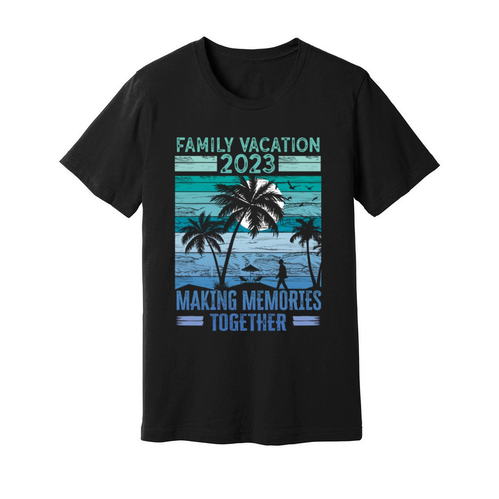 Summer Family Vacation Making Memories Unisex Jersey Tee