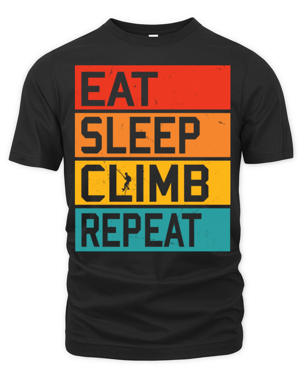 Eat Sleep Climb Repeat Sports Climber Gift Organic Unisex T-shirt