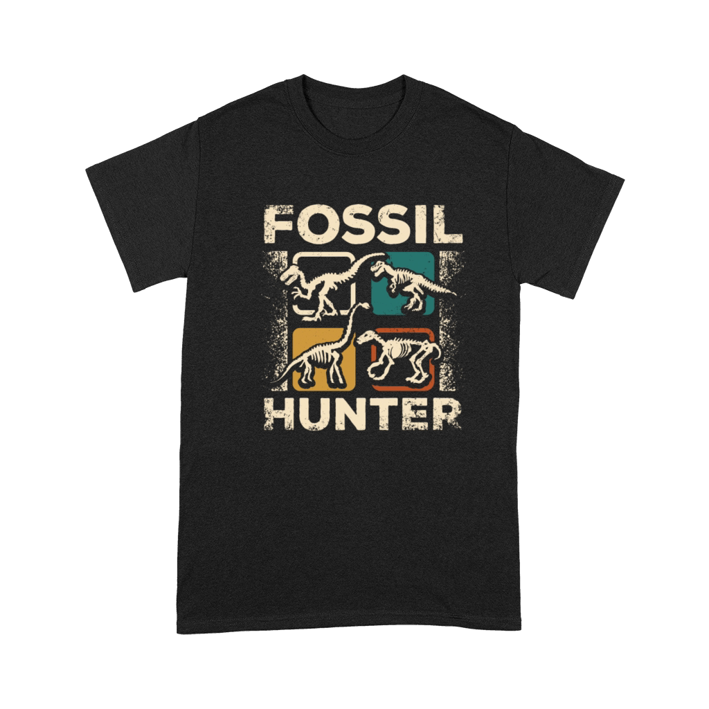 Dinosaur Fossil Hunter Digger for Paleontologist Premium T-shirt