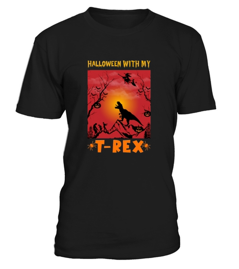 Halloween with my T Rex T-Shirt Unisex