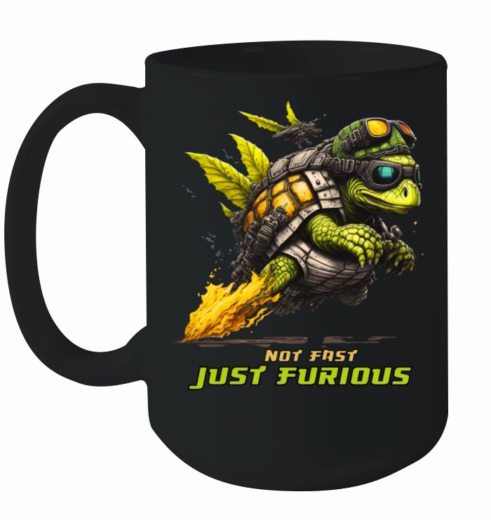 not fast just furious shirt turtle shirt Ceramic Mug