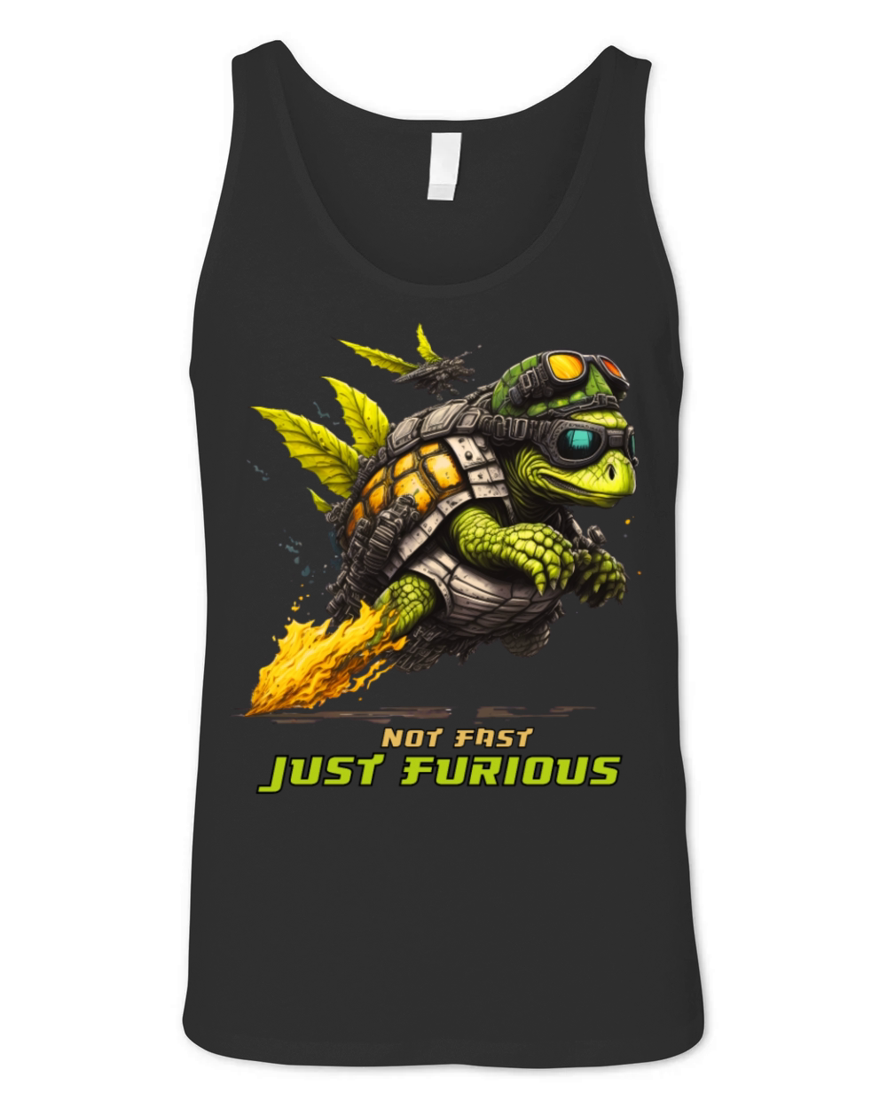 not fast just furious shirt turtle shirt Unisex Jersey Tank