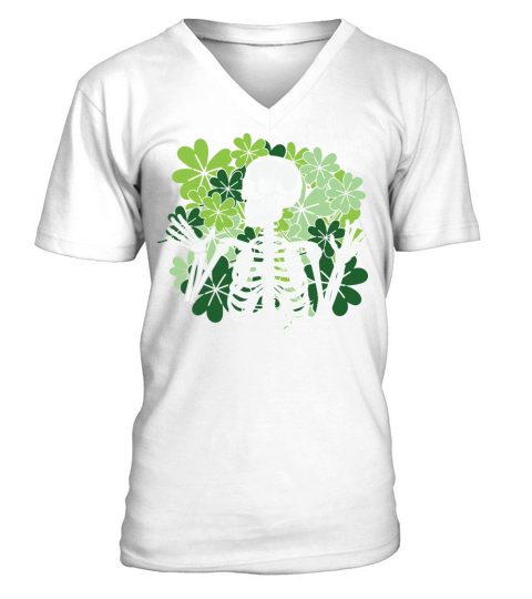 St Patrick s Day Clover V-Neck T-shirt