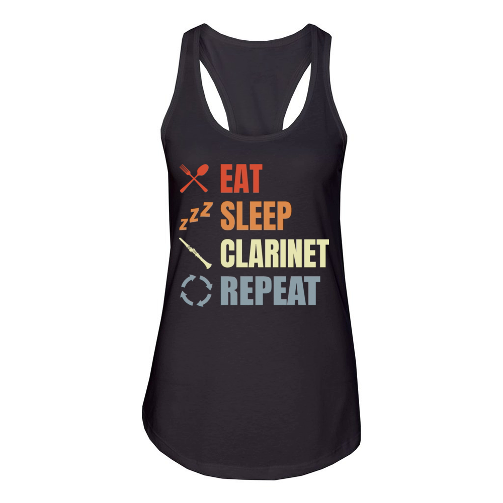 Clarinet Repeat Women's Racerback Tank