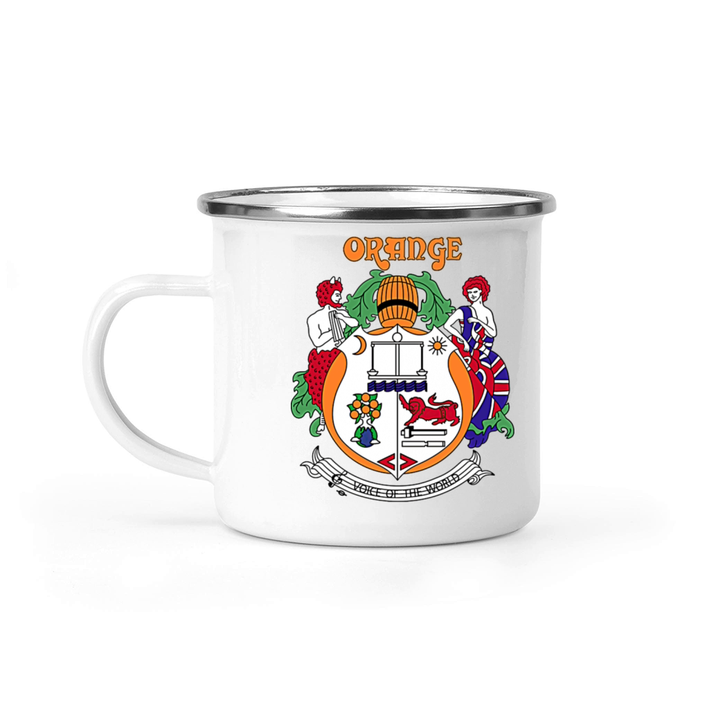 Orange Amps Vintage Crest Camping Mug