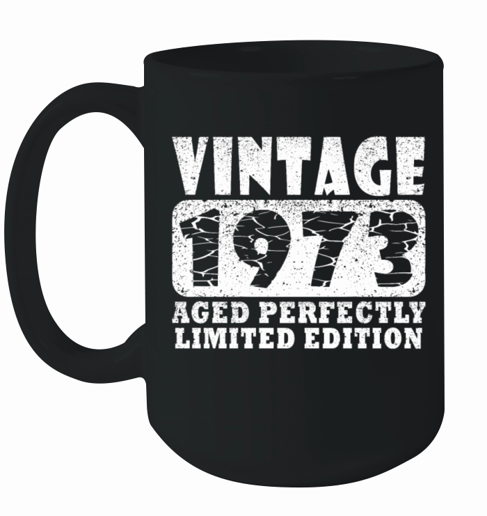 Vintage 1973 50th birthday retro men women Ceramic Mug
