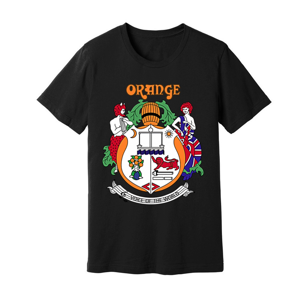 Orange Amps Vintage Crest Unisex Jersey Tee