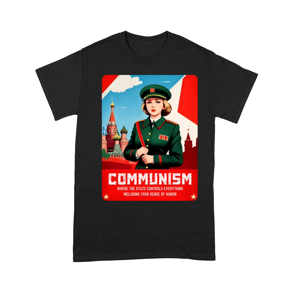 Funny Retro Art Style Soviet Communism USSR Humor Comfort T-shirt