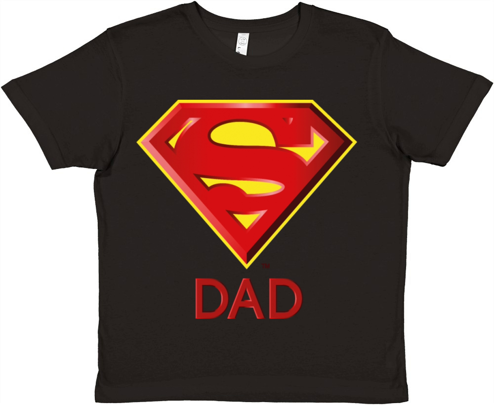 Superman Super DAD Premium Kids Crewneck T-shirt