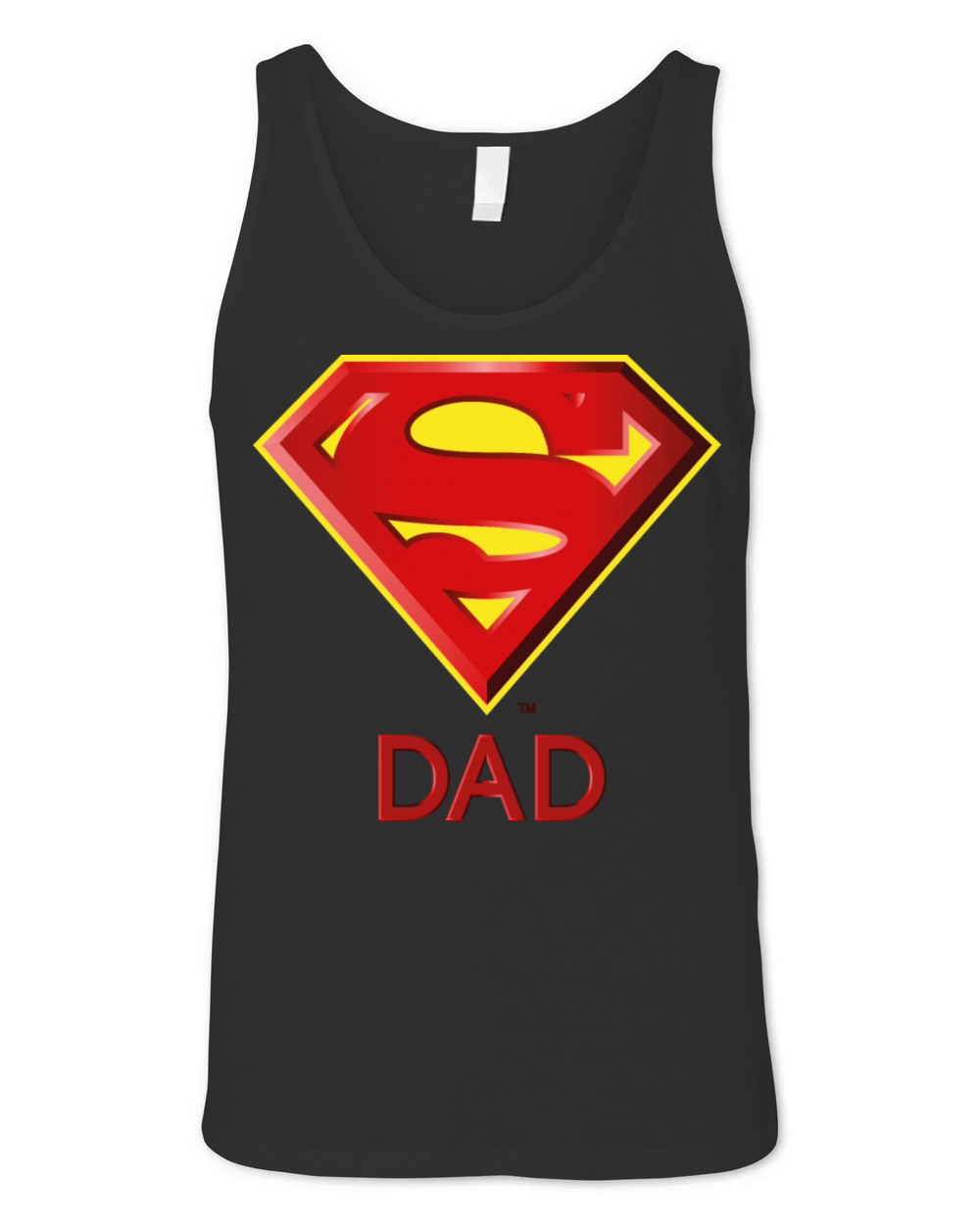 Superman Super DAD Unisex Jersey Tank