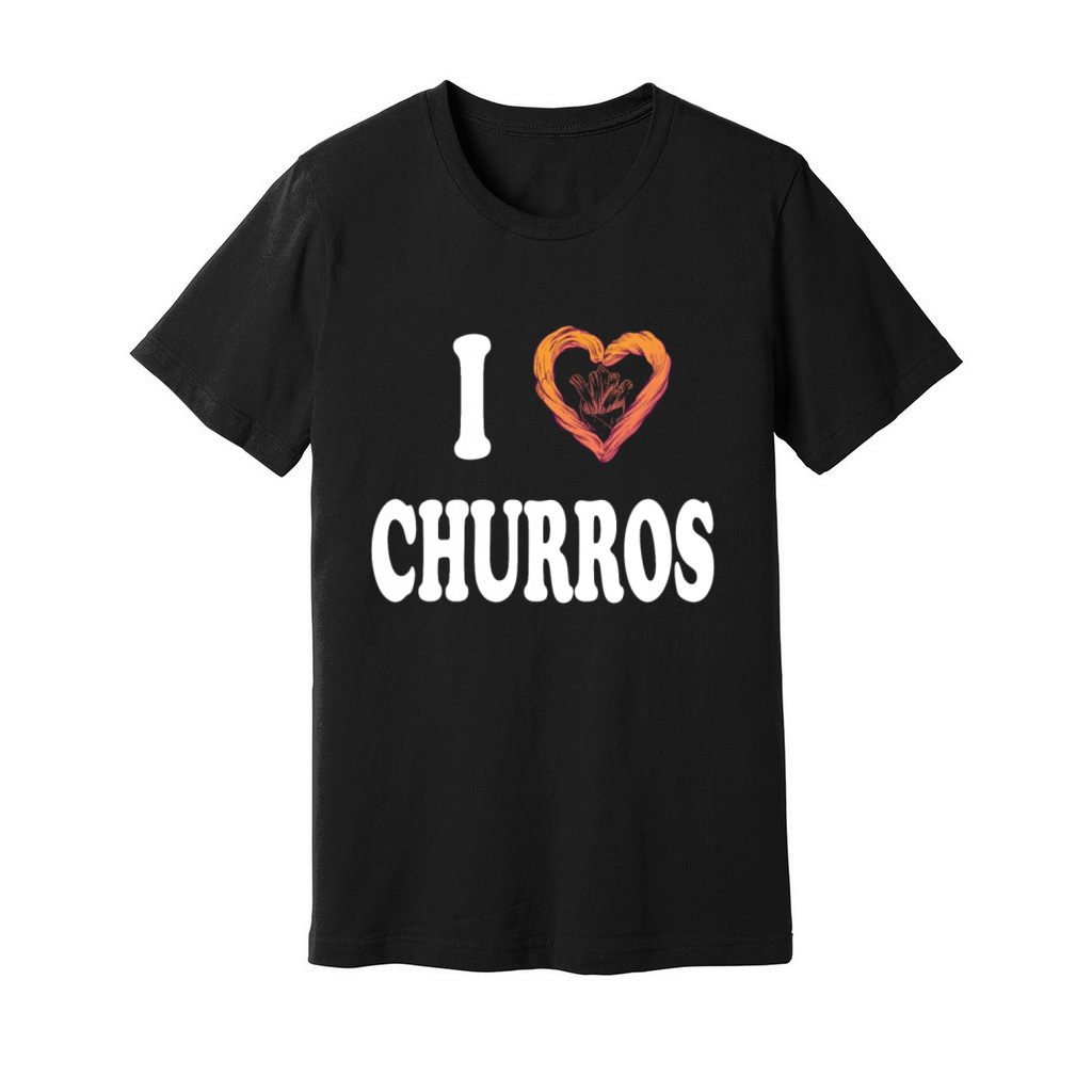 I Heart Churros Vintage Mexican Churros Unisex Jersey Tee