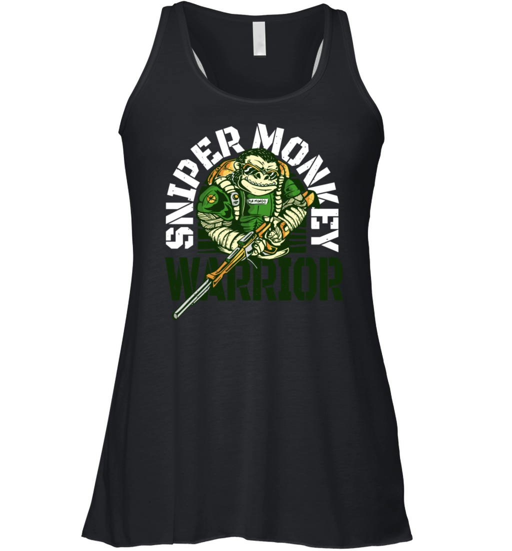 Sniper Monkey Women's Flowy Tank Top