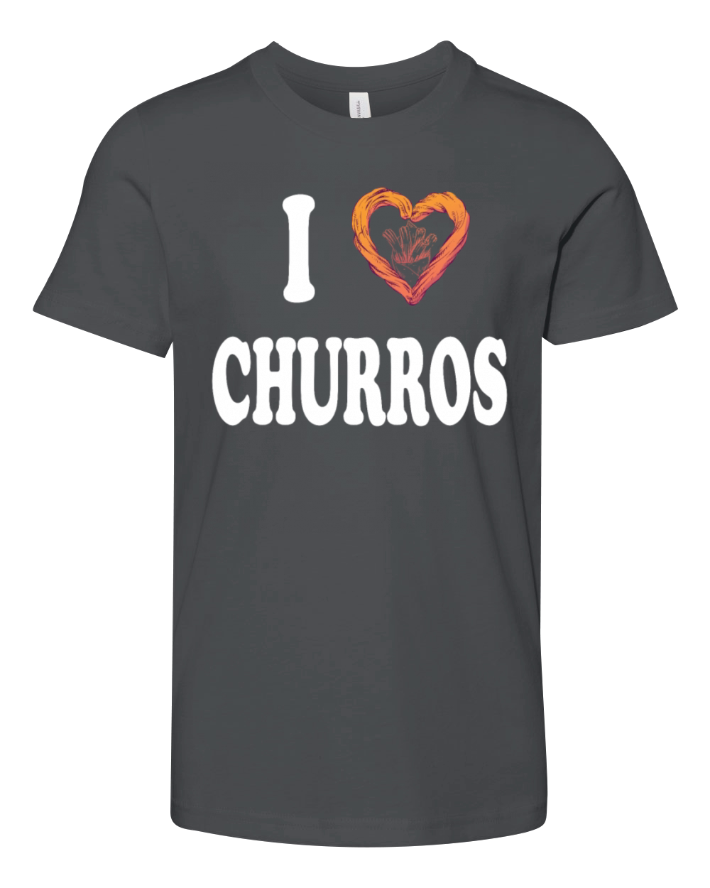 I Heart Churros Vintage Mexican Churros Youth Unisex Jersey Tee