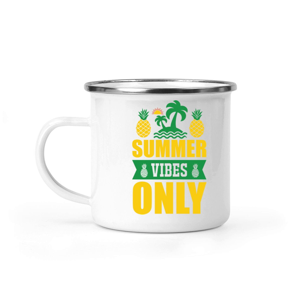 Summer vibes only Camping Mug