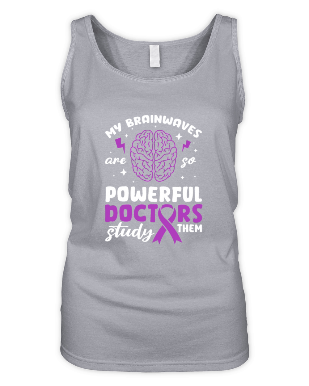 My Brain Waves Are So Powerful Doctors Study Them Organic Women's Tank Top
