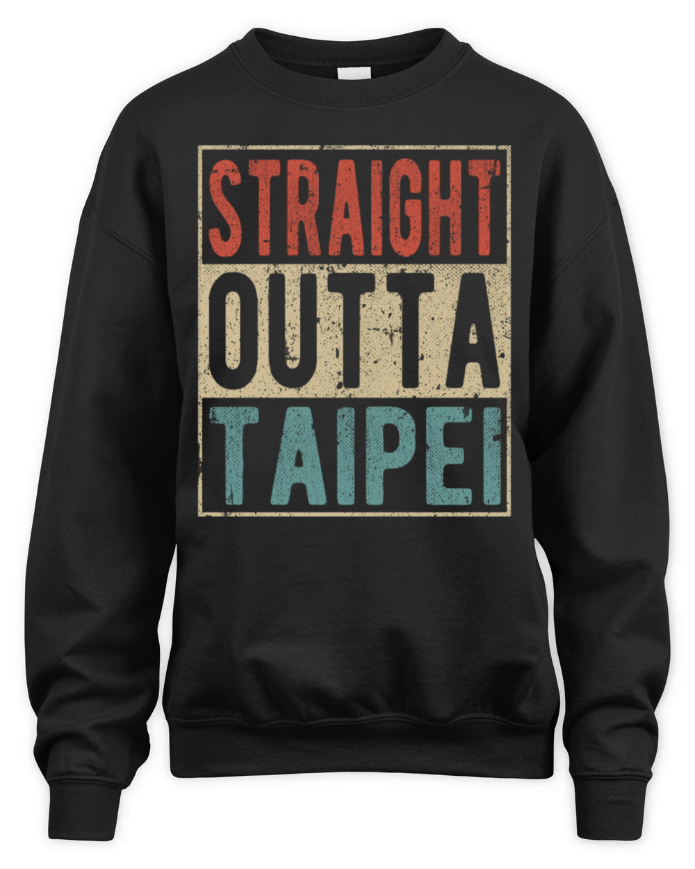 Straight outta Taipei Unisex Premium Crewneck Sweatshirt