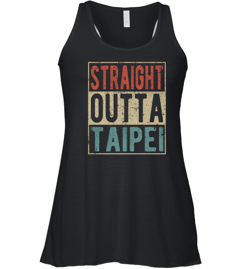 Straight outta Taipei Women's Flowy Tank Top