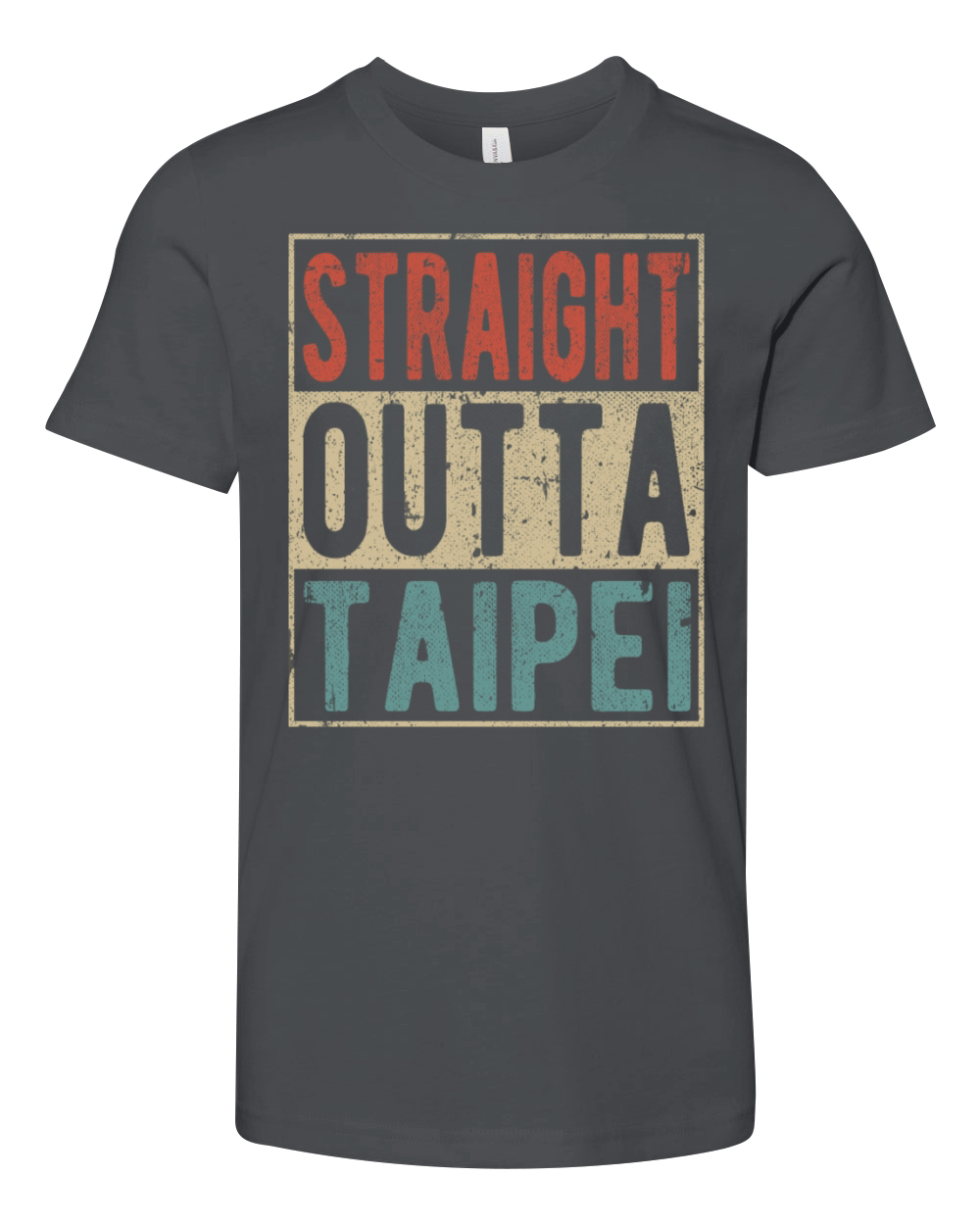 Straight outta Taipei Youth Unisex Jersey Tee