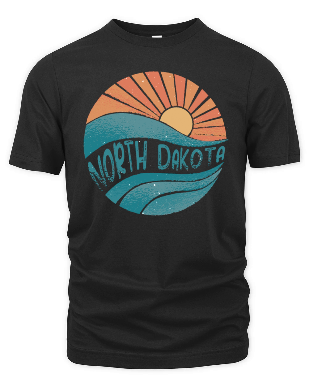 North Dakota Usa Staate Organic Unisex T-shirt
