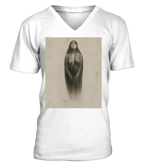 Kaloma Vintage Young Woman 2 V-Neck T-shirt
