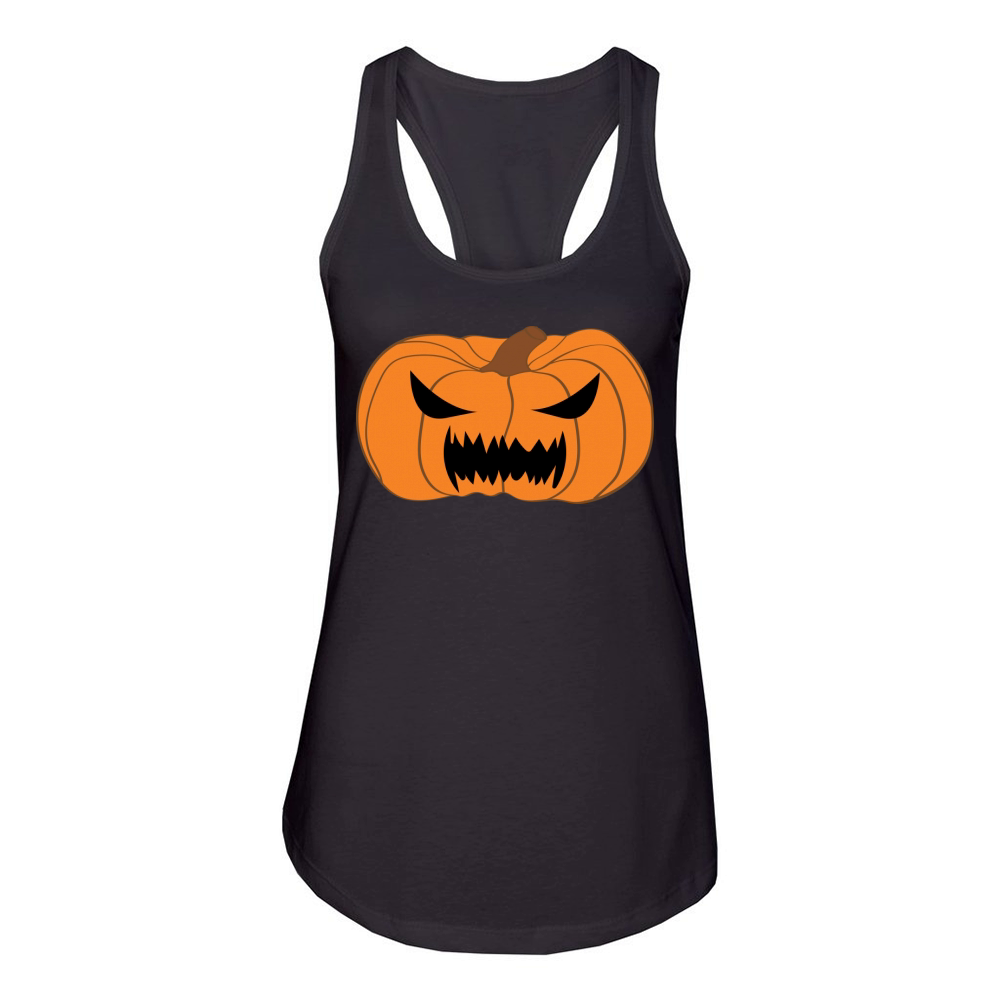 Halloween pumpkins (8) Women's Racerback Tank
