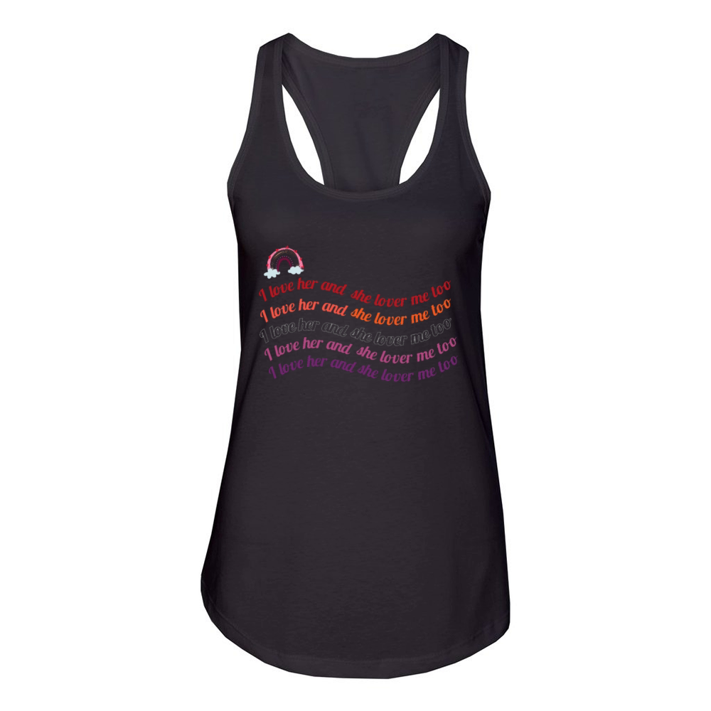 Love is love Women's Racerback Tank