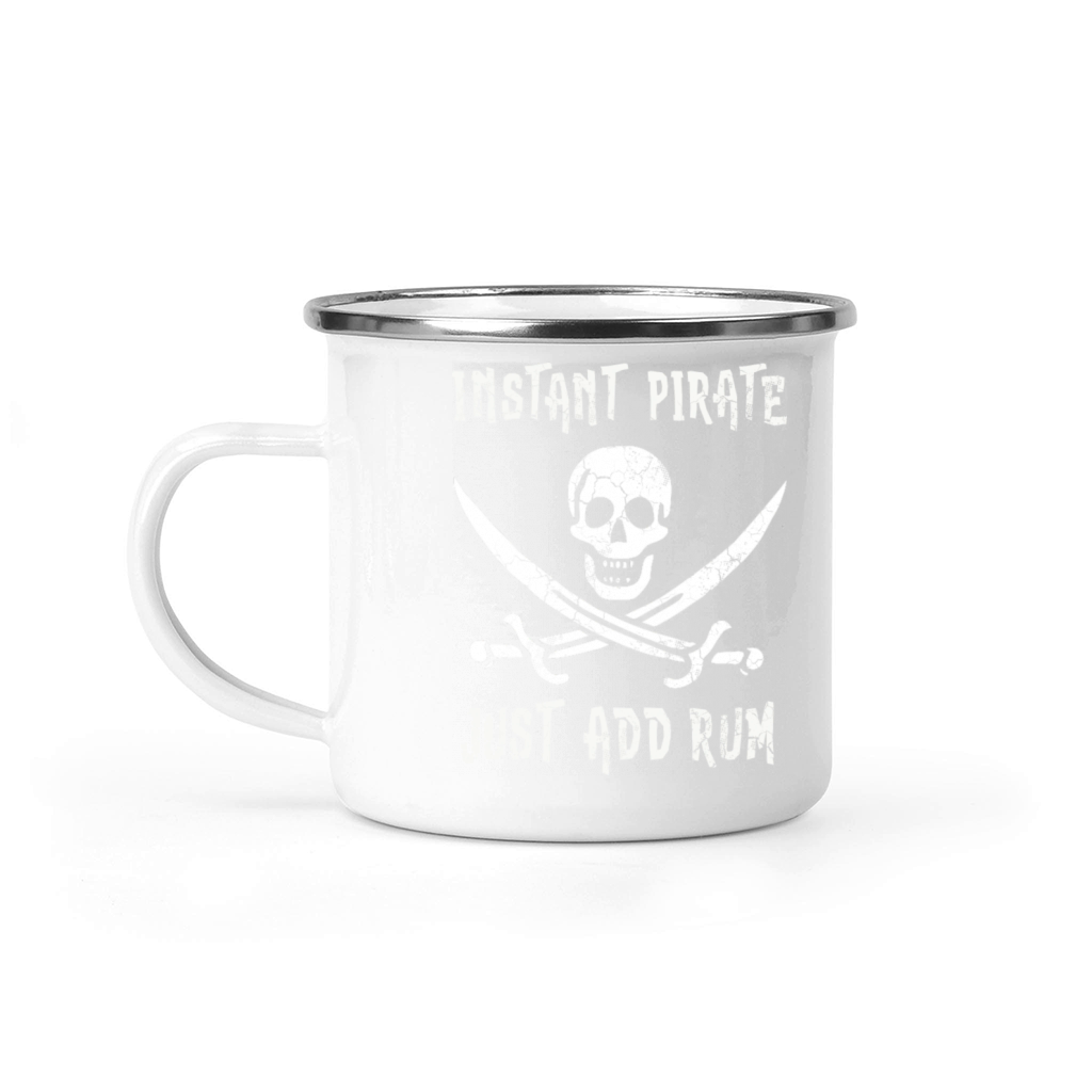 Instant Pirate Just Add Rum Camping Mug