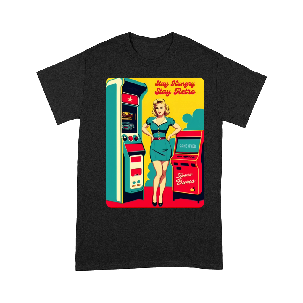 Cute Charming Witty Retro Art Style 70s Tech Humor Comfort T-shirt