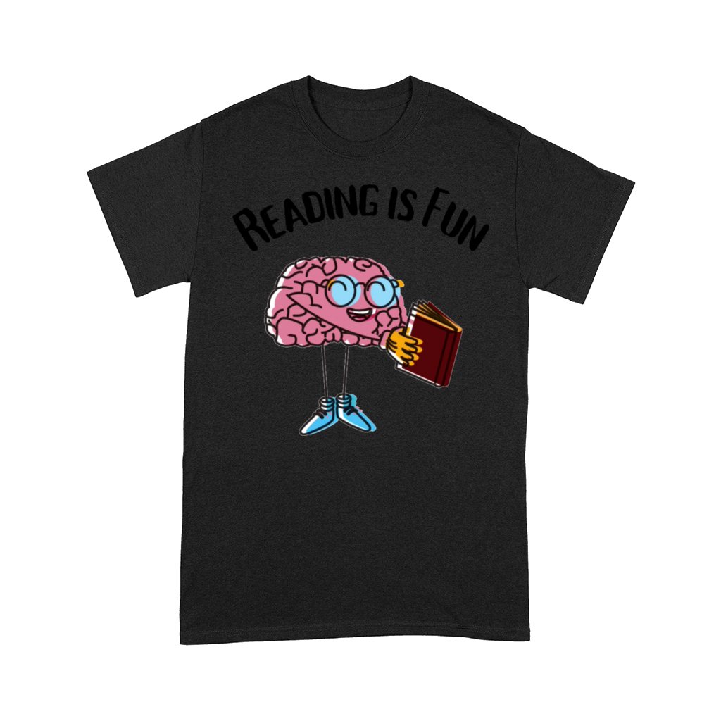 Reading Is Fun Brain Reading Comfort T-shirt