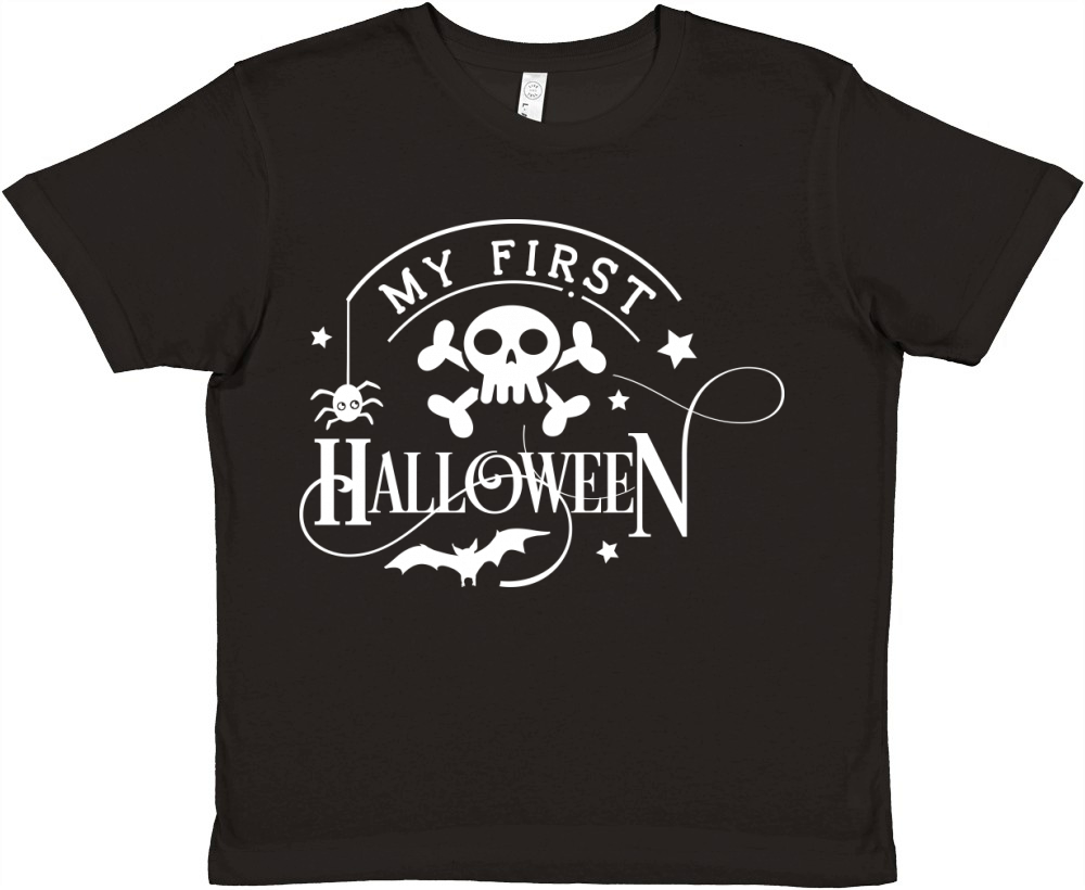 My first Halloween   white Premium Kids Crewneck T-shirt