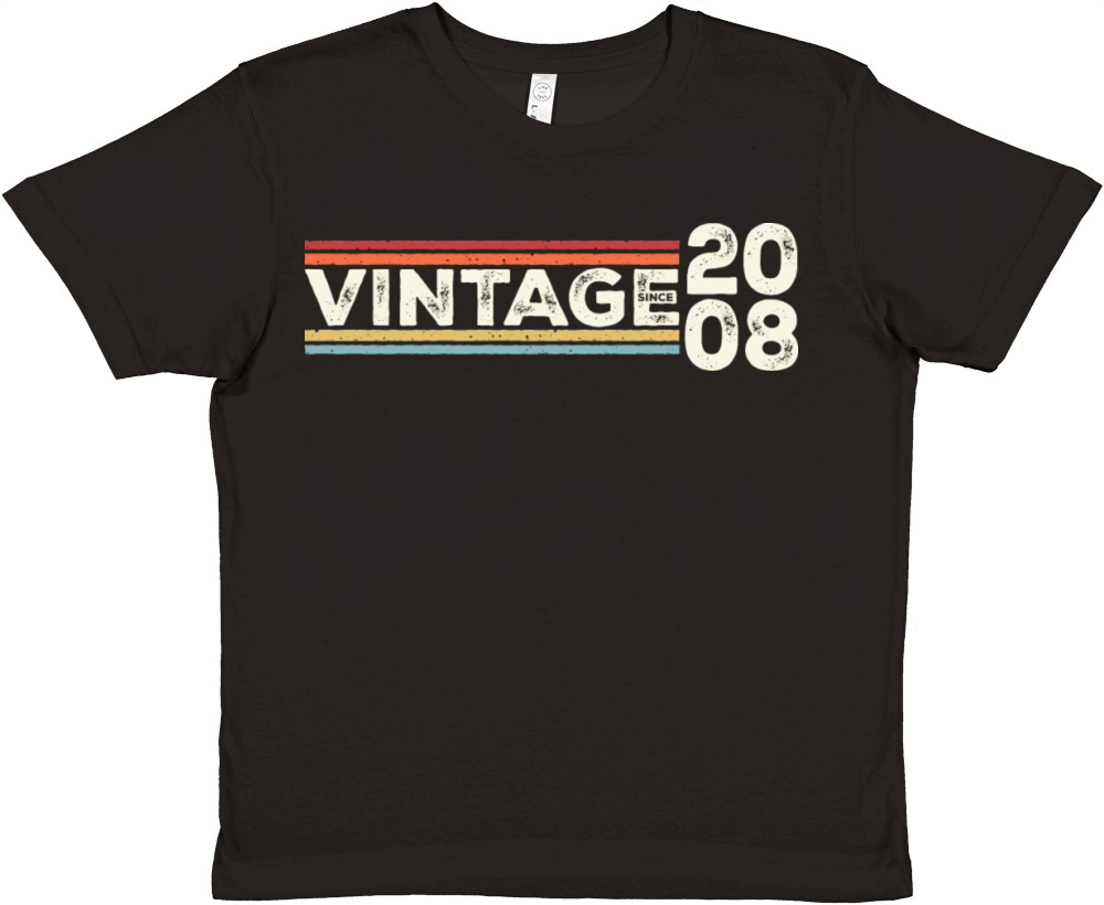 Vintage 2008 Gifts Legend for 15 Years Old - 15th Premium Kids Crewneck T-shirt