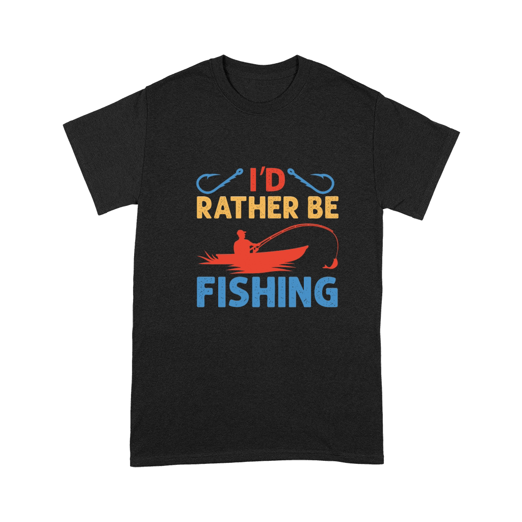 Id Rather Be Fishing Premium T-shirt
