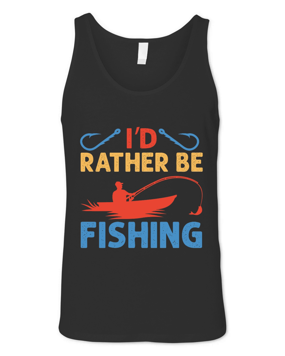 Id Rather Be Fishing Unisex Jersey Tank