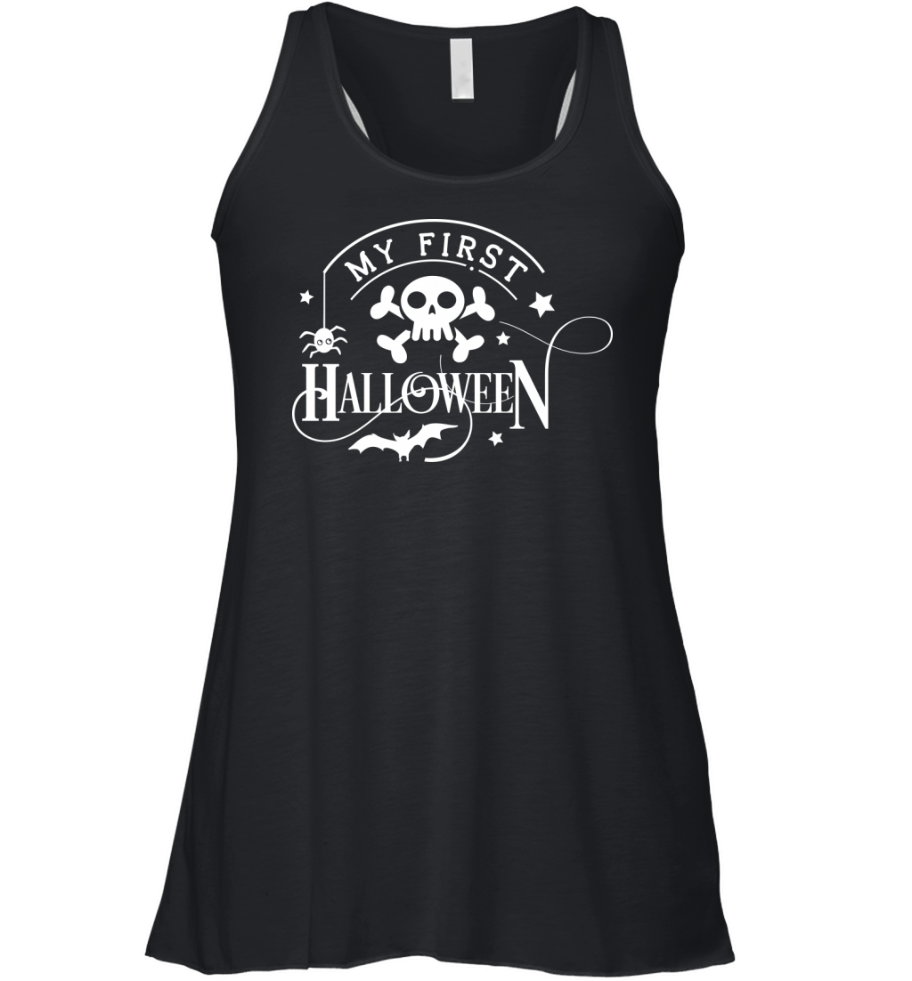 My first Halloween   white Women's Flowy Tank Top