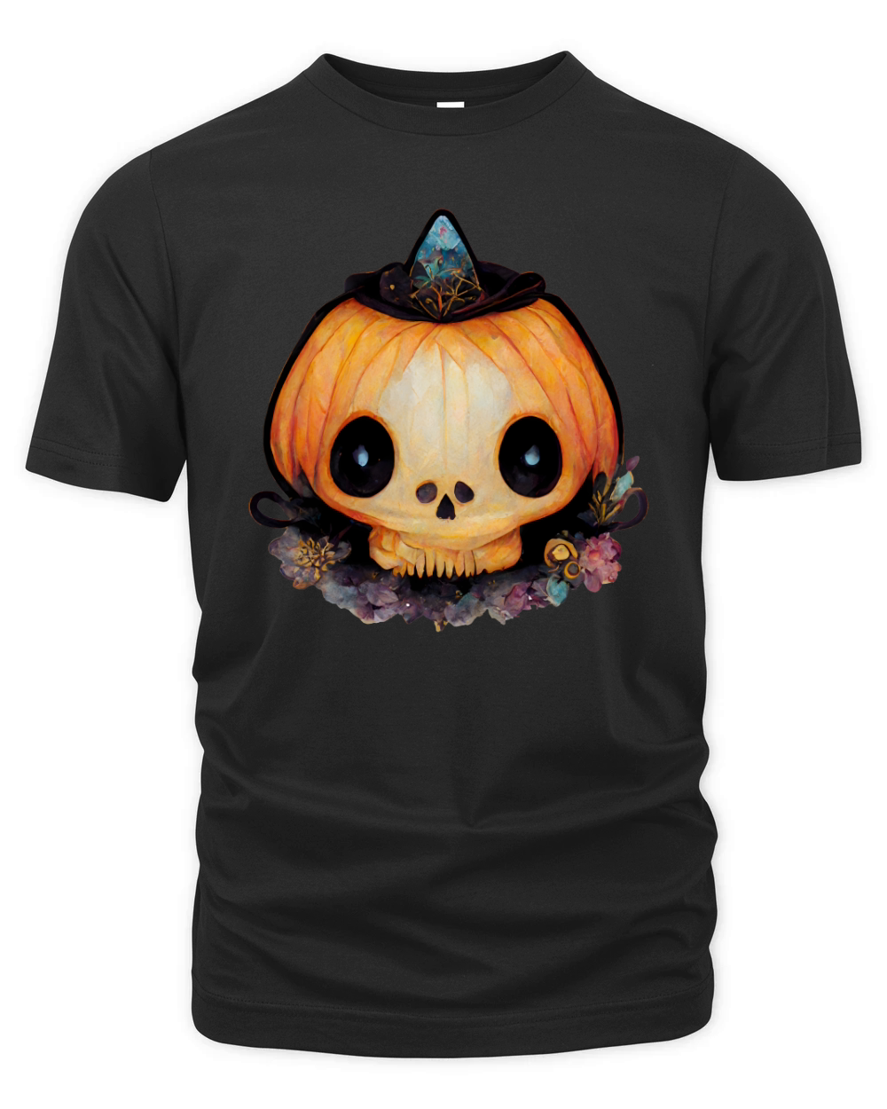 Cute Devil Pumpkin Gift for Halloween Shirt Organic Unisex T-shirt