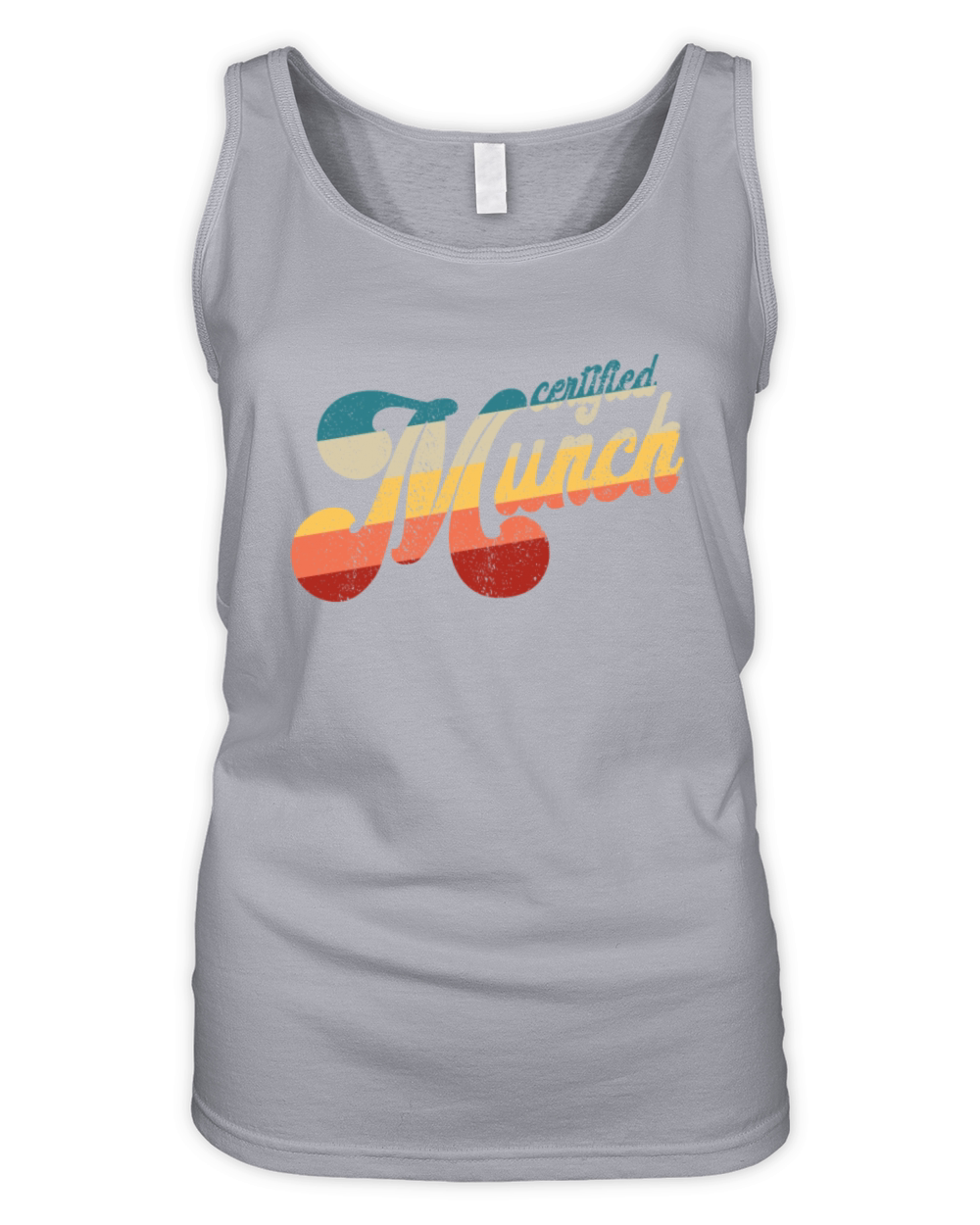 Certified Munch Retro Adult Humor Certified Munch Organic Women's Tank Top