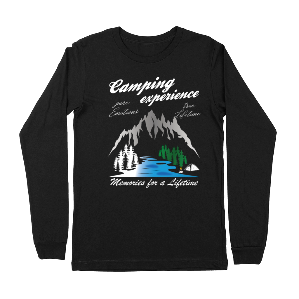 Camping Experience Camper Vintage Premium Long Sleeve