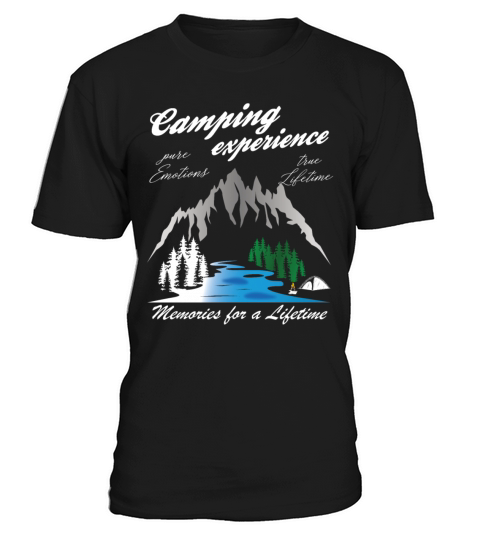 Camping Experience Camper Vintage T-Shirt Unisex