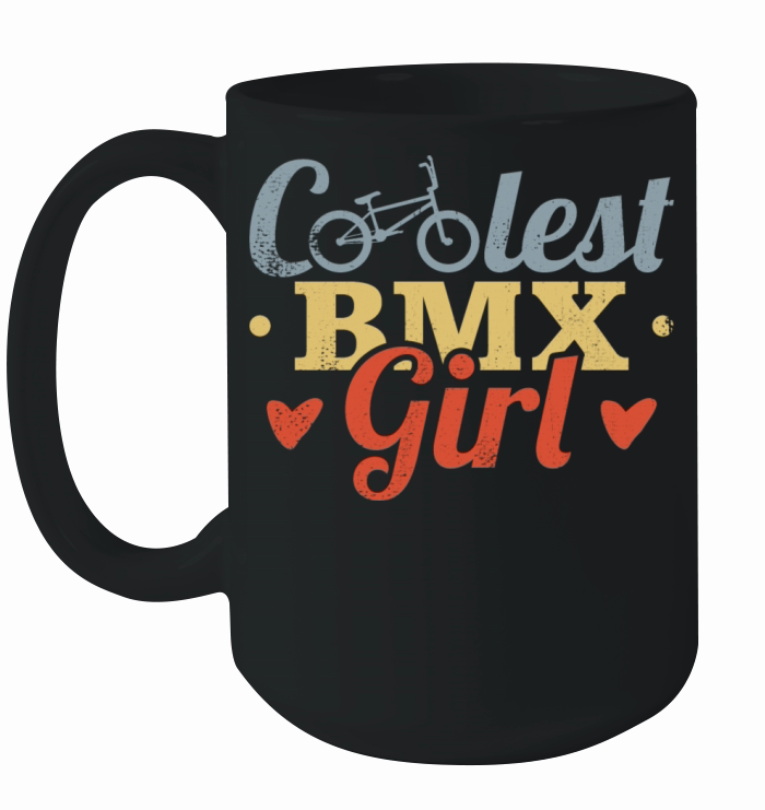 Female BMX Rider Ceramic Mug
