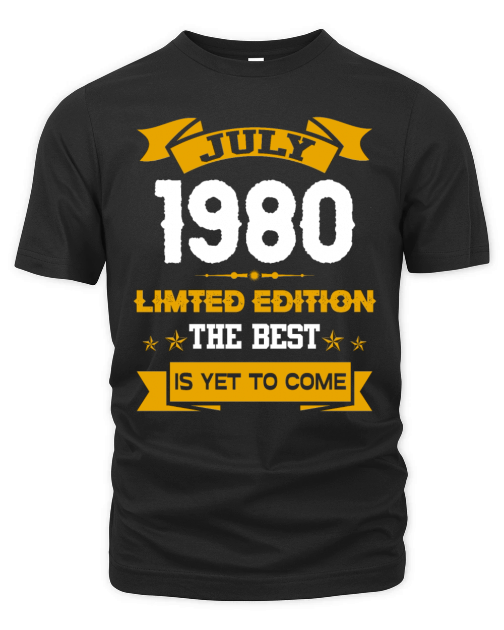 July 1980 Birthday Surprise Organic Unisex T-shirt