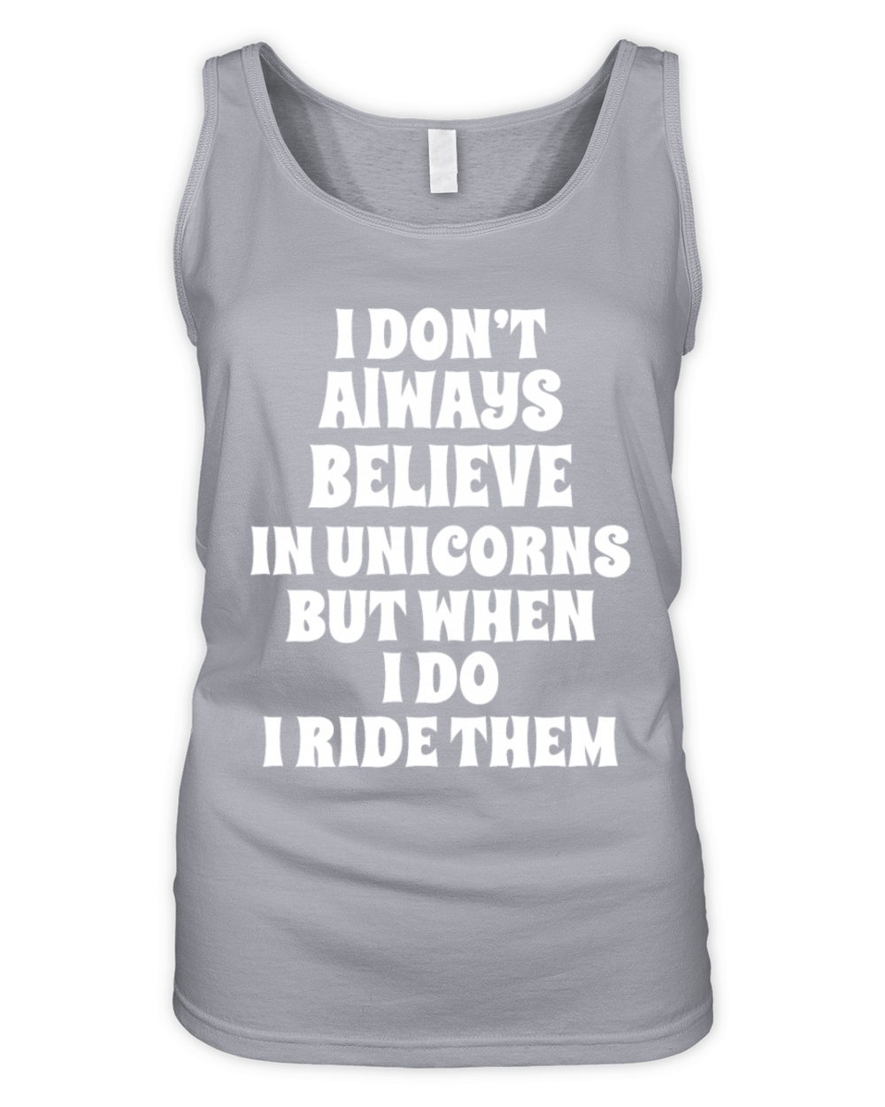 Unicorn Funny Shirt Organic Women's Tank Top