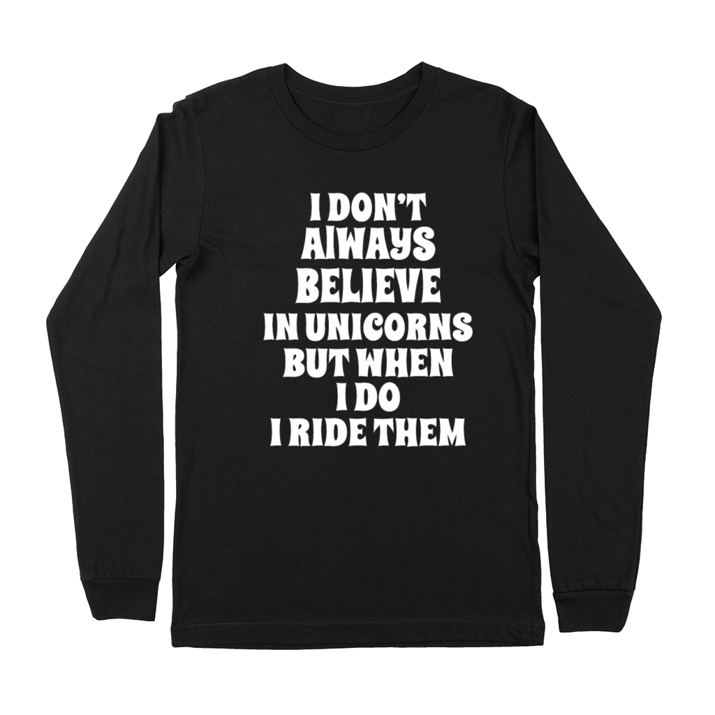 Unicorn Funny Shirt Premium Long Sleeve