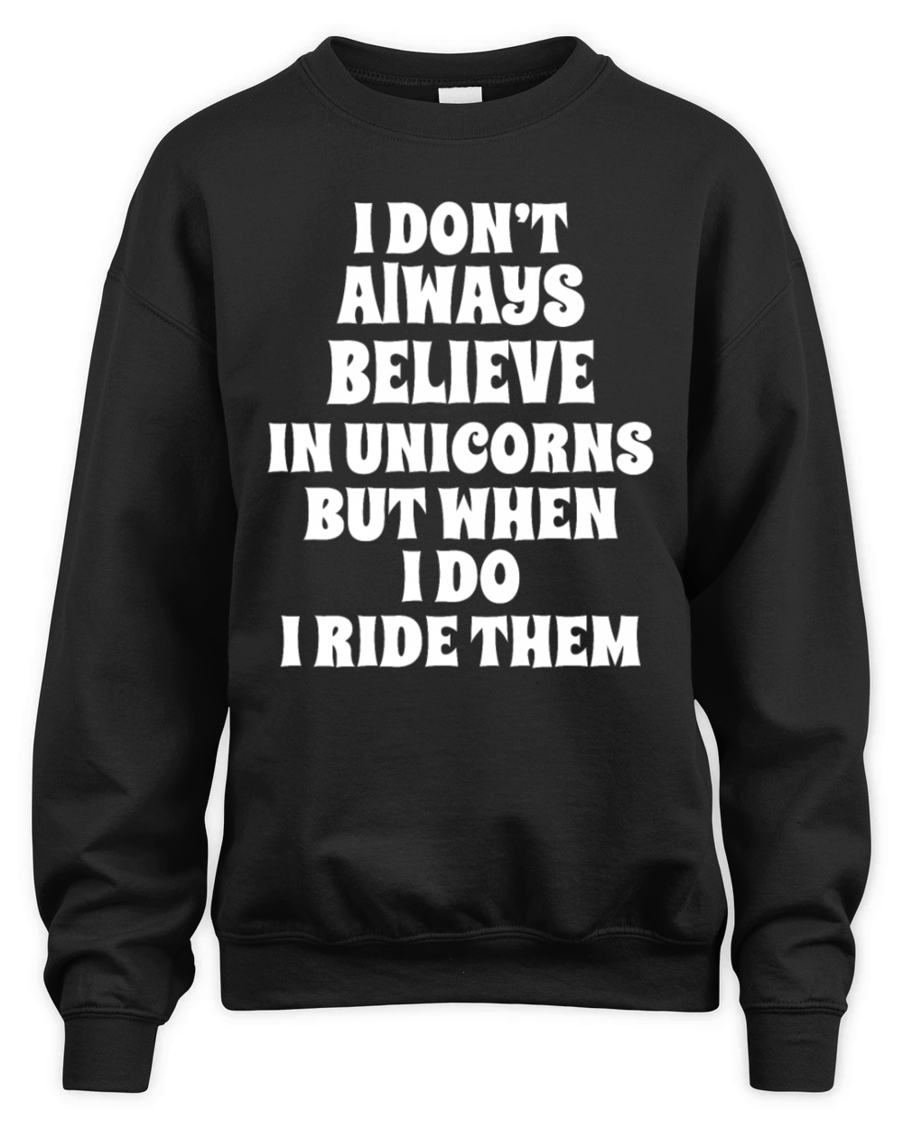 Unicorn Funny Shirt Unisex Premium Crewneck Sweatshirt