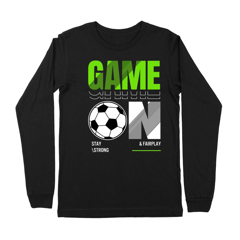 Football typography for print t shirt Premium Long Sleeve