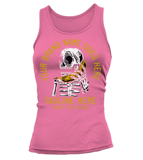 Vector skeleton call up a banana vintage t shirt Tank top Woman