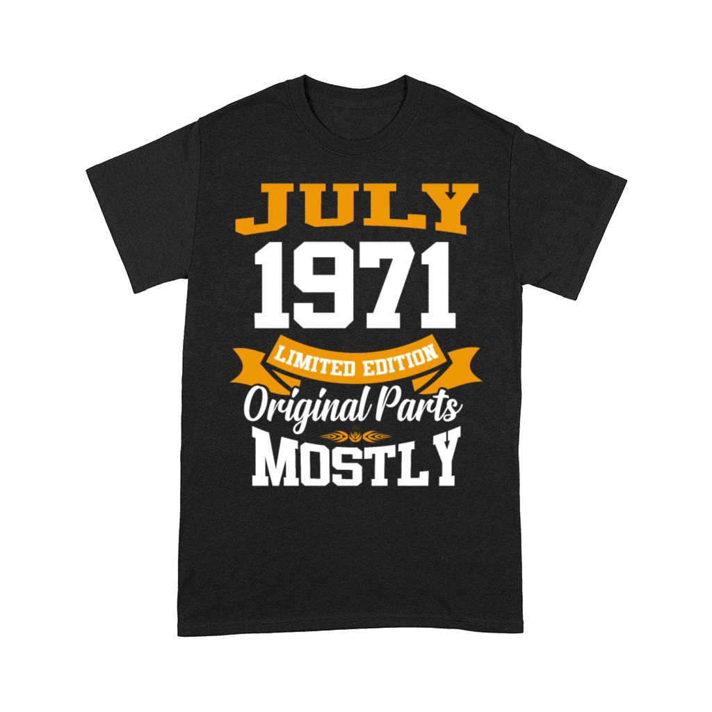 July 1971 Vintage Birthday Present Comfort T-shirt