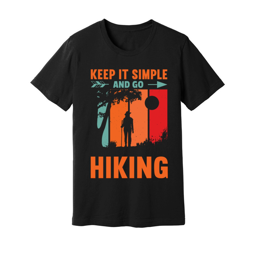 Hiking Mountains Nature Outdoor Therapy Unisex Jersey Tee