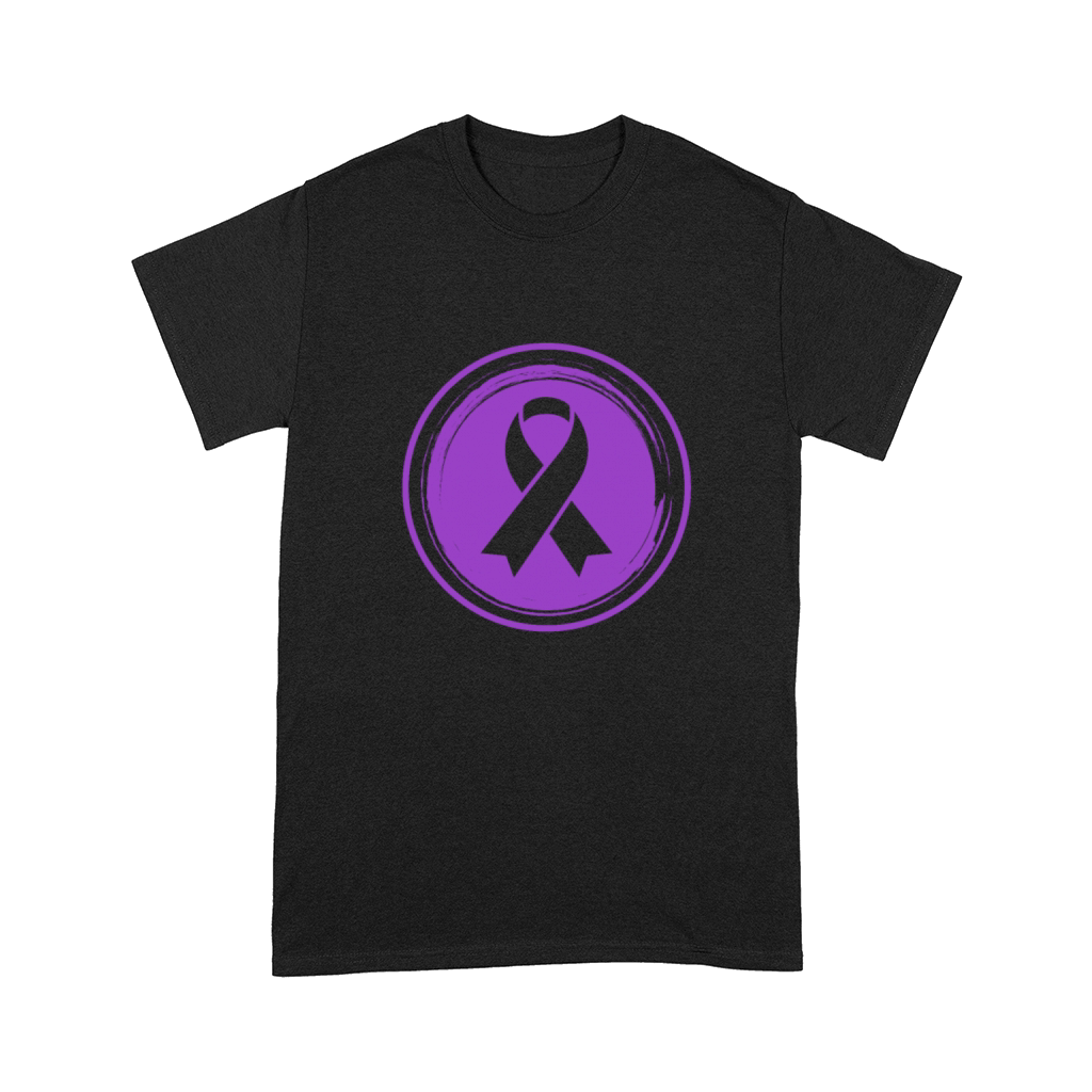 Purple Ribbon Epilepsy Awareness Comfort T-shirt