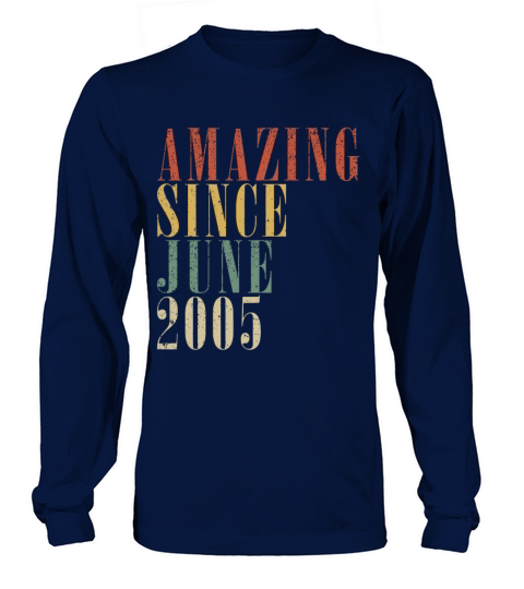 18th birthday man original June vintage 2005 Long sleeved Unisex
